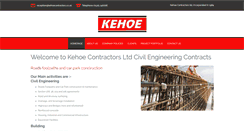 Desktop Screenshot of kehoecontractors.co.uk